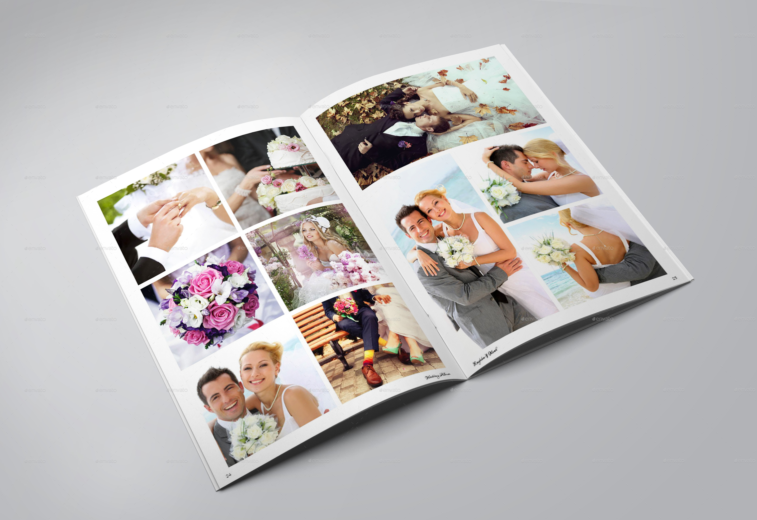 Wedding Album Template by bookrak GraphicRiver
